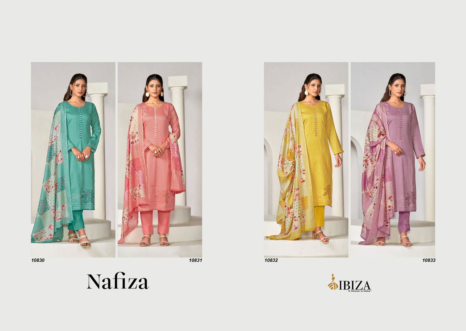 Nafiza By Ibiza Digital Printed Cotton  Salwar Kameez Wholesale Shop In Surat
